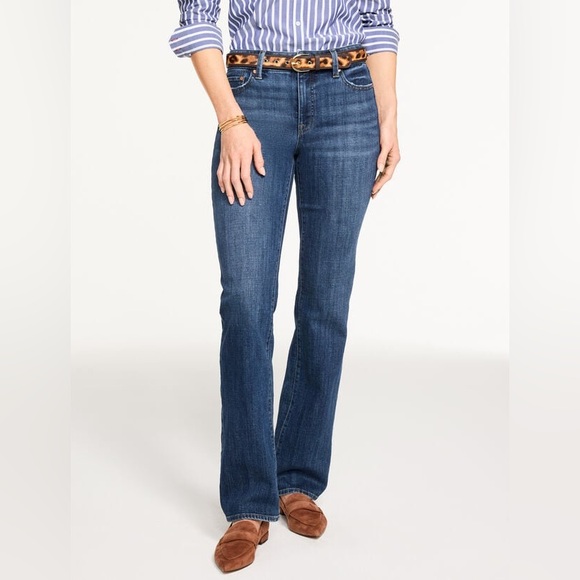 Talbots Denim - TALBOTS Women’s BARELY BOOT JEANS - EMMA
WASH 24W NWT